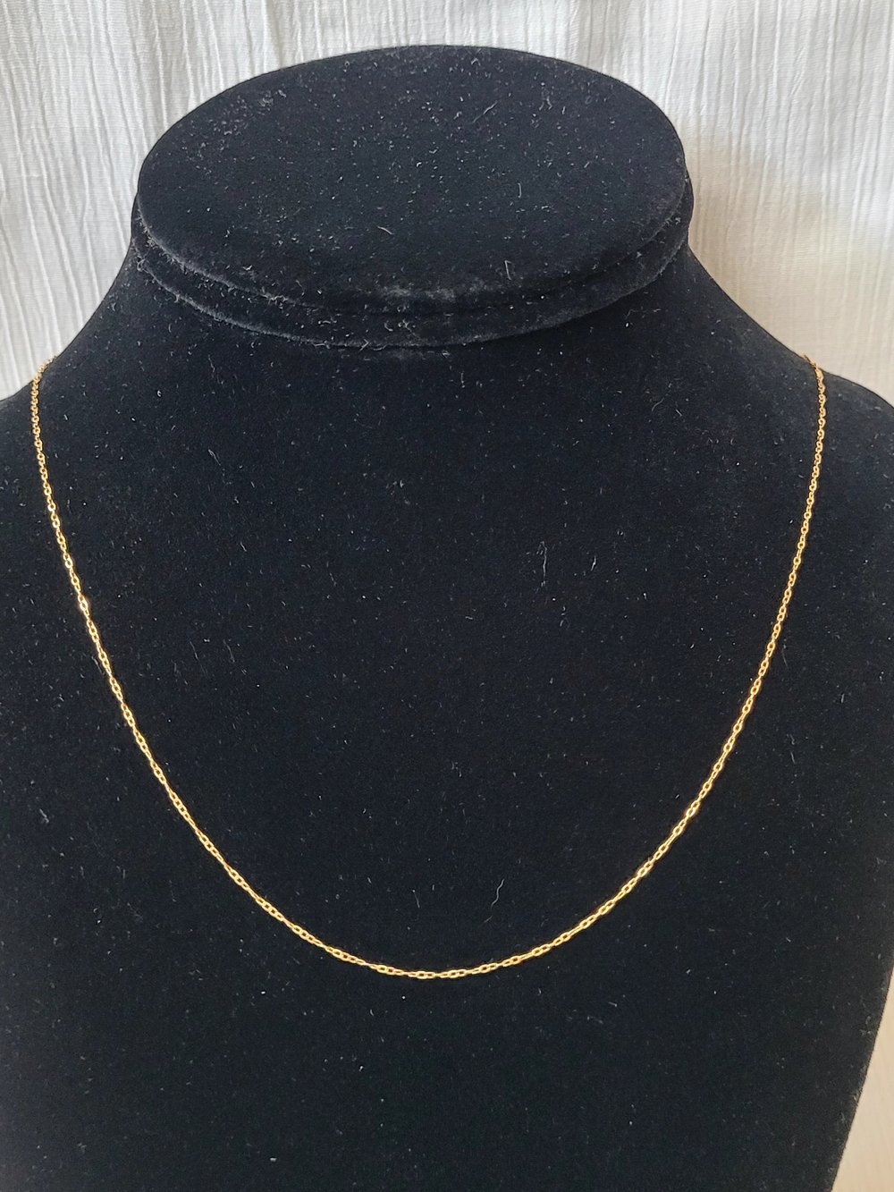 Elegant  Michael Hill 10k Yellow Gold Cable Chain Necklace 18"